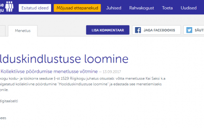 Uue eakuse rahvakogu esimest ettepanekut arutab Riigikogu sotsiaalkomisjon