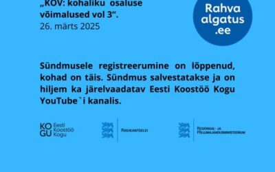 Aitäh teile, kes olete tulemas inspiratsioonipäevale. Registreerumine on lõppenud. Sündmus on hiljem ka järelvaadatav 