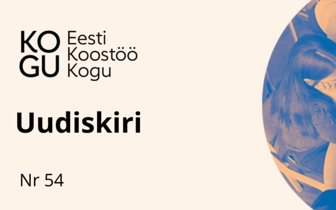 UUDISKIRI NR 54: Teeme ära talgukevad – koos tugevamaks ka keerulisel ajal. Leia oma dialoogiring, aruteluringid toimuvad üle Eesti 29. aprillini 2026. Partnerina noorte tuleviku nimel. EIA 2026: teadmisi on – kasuta neid. Rahvaalgatus.ee märtsikuus 2026 . Palju päevakajalist.