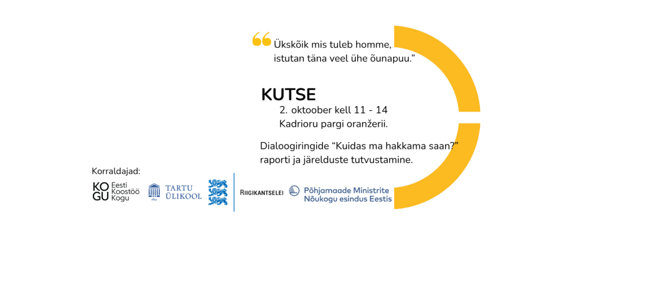 Dialoogiringide „Kuidas ma hakkama saan?“ raporti ja järelduste seminar