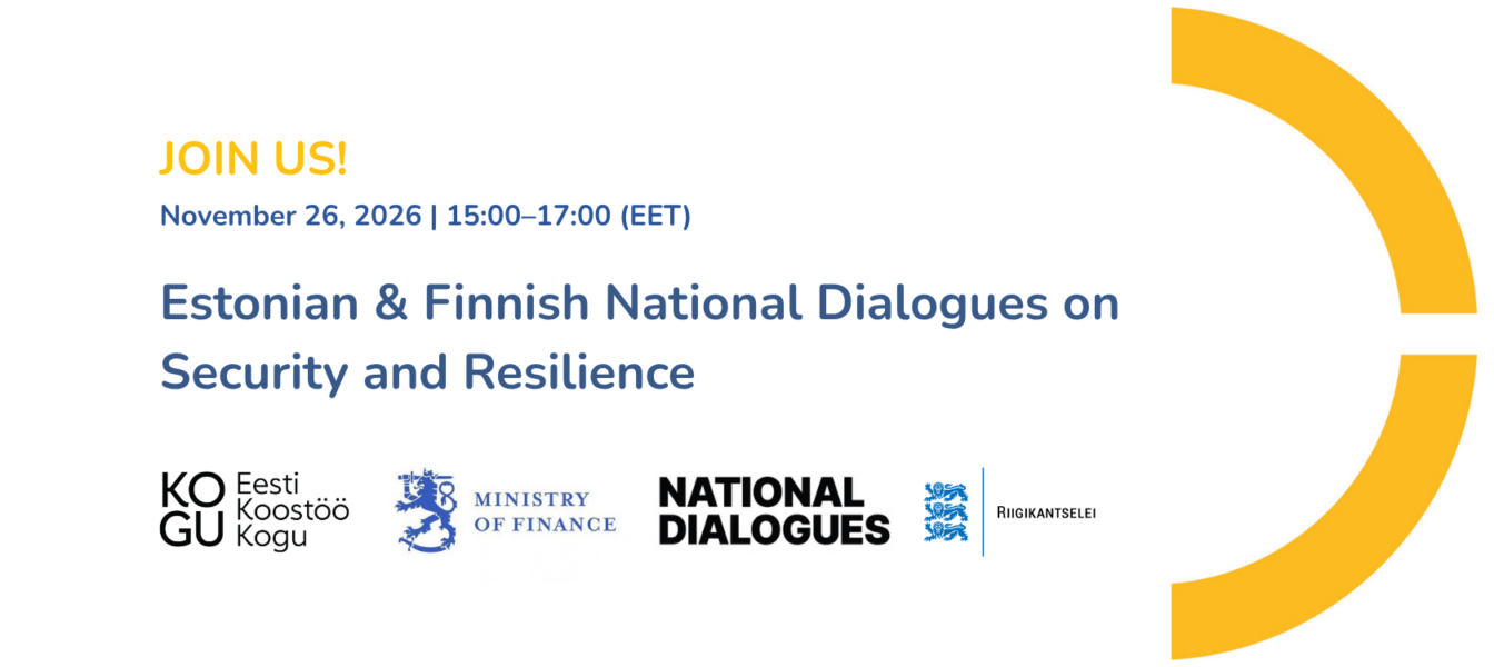 Invitation to webinar: Estonian & Finnish National Dialogues on Security and Resilience